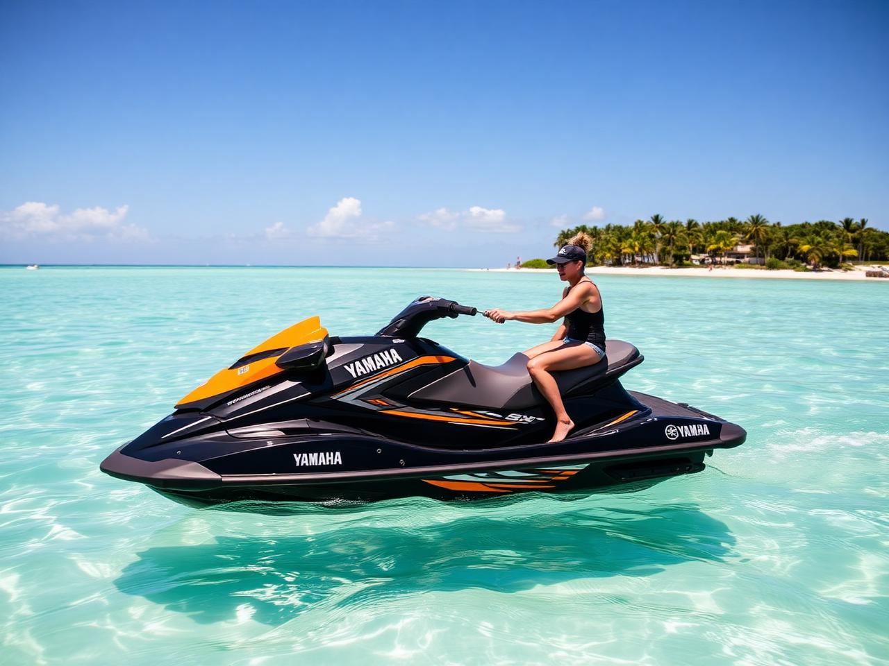 Two Yamaha FX jet skis at Anna Maria Island dock